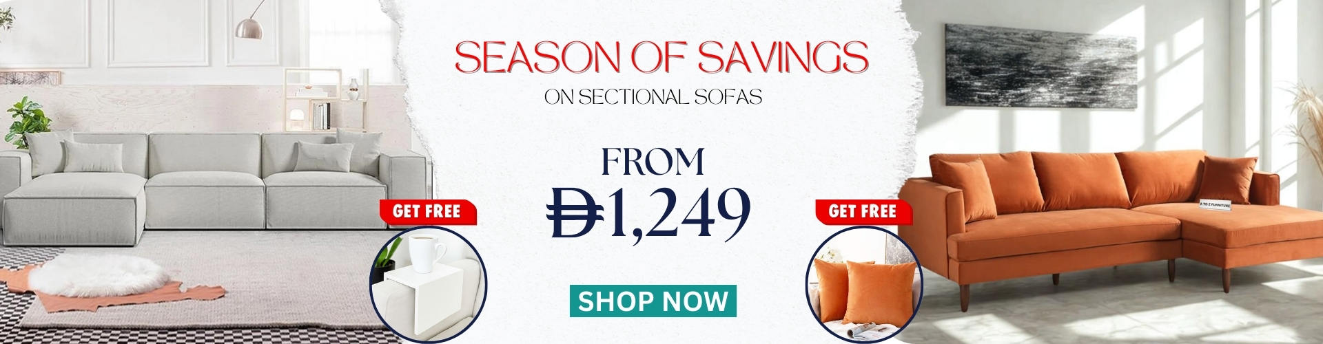 Sale on sofa